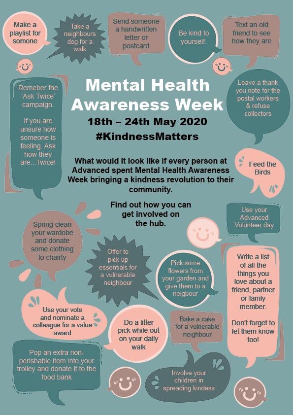 lozzylon's tweet photo. #MentalHealthAwarenessWeek2020 

Cynthia adapted this poster for @advanced colleagues

We came up with #IsolationKindness ideas what with there being a pandemic and all... https://t.co/6m9Kmczabn