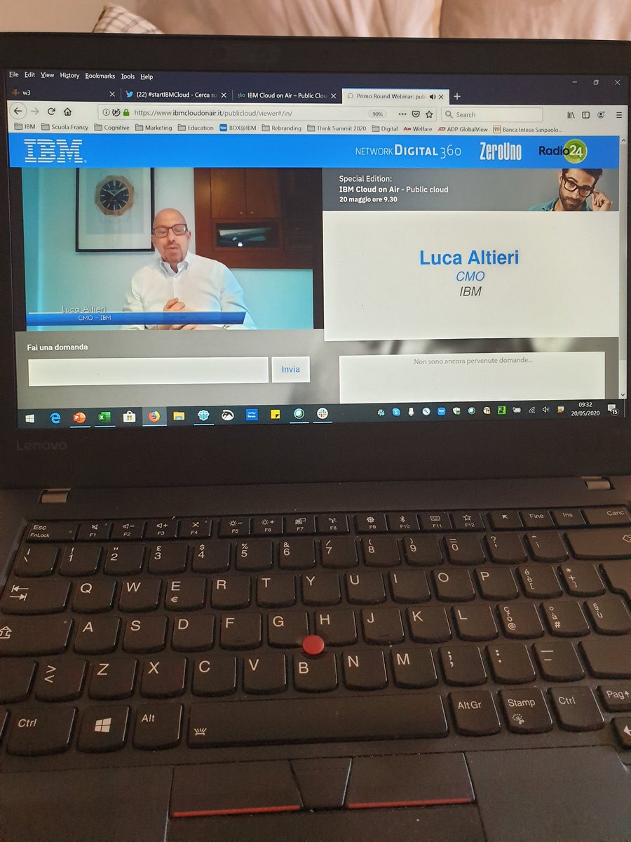 LiciaLucchetta's tweet image. È partito #IBMCloudonAir con la presentazione di @AltieriLuca #startIBMCloud in diretta da #IBMGarage @S_Carioni @IBMItalia @ErminiaN @ombrettab @simonazagaria