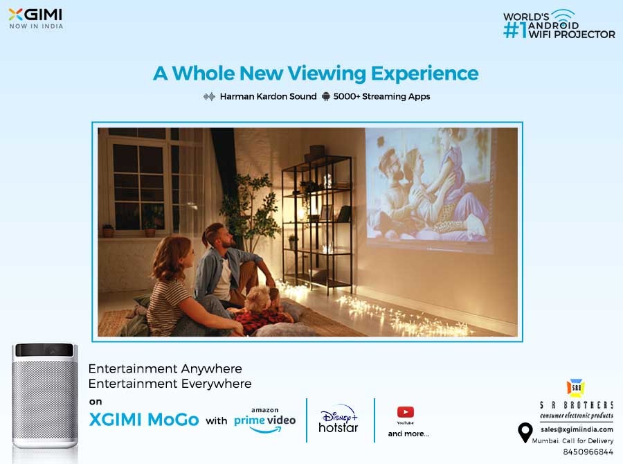 IndiaXgimi's tweet photo. Open doors to the world of #entertainment with award-winning XGIMI #AndroidTV #PortableProjectors. Enjoy the ultimate home cinema experience with giant projection screen, #HarmanKardon sound, 5000+ #NativeApps and much more!
.
#XGIMI #XGIMI_india https://t.co/kHzQj5Iofr