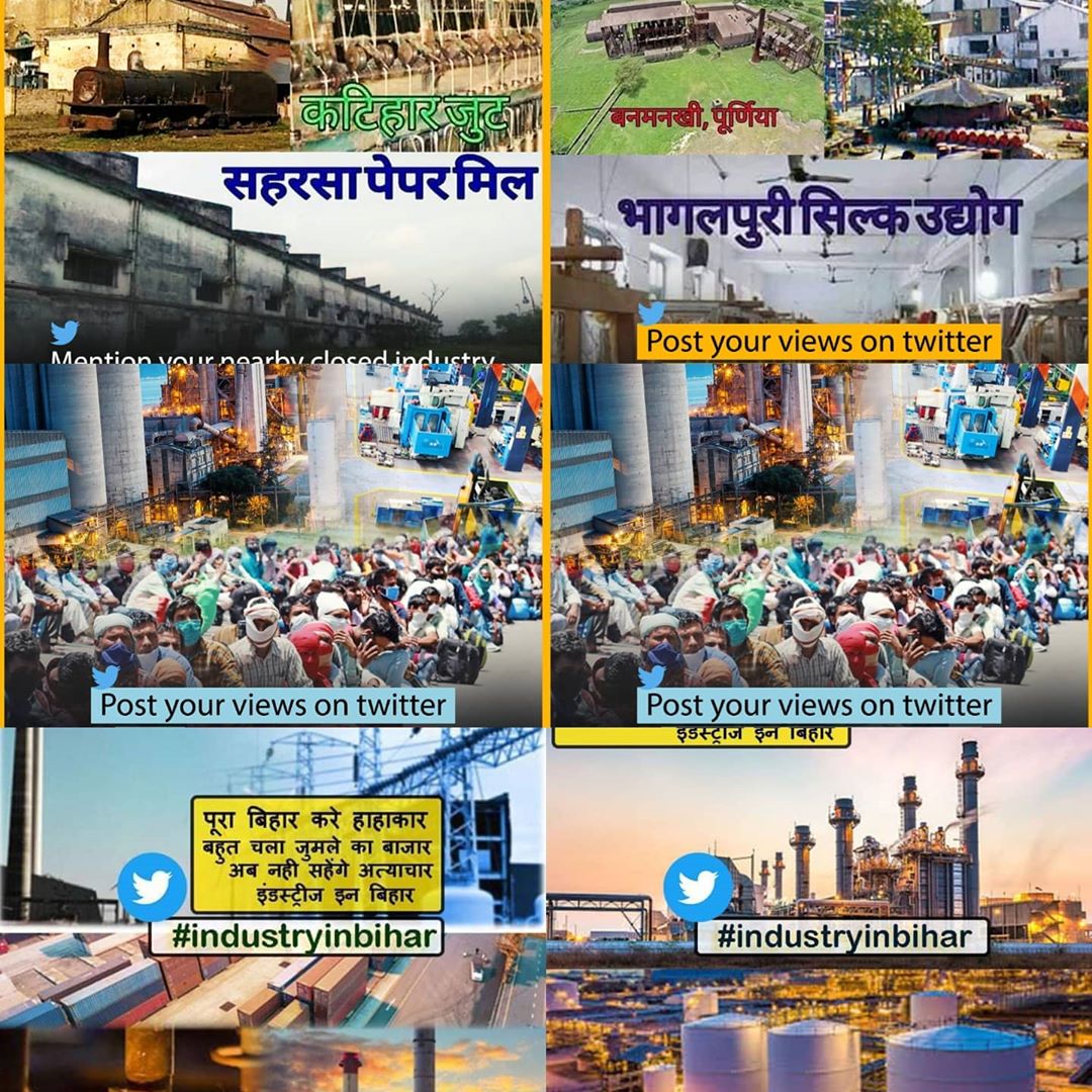 OurPatna's tweet photo. We need industries in bihar. It's very important for the growth of #bihar &amp; India.We are the 3rd largest population but still we are almost last in the field of industries and that is the reason that most of our students as well as labours work outside the state #industryinbihar https://t.co/P1pRYaoO8D