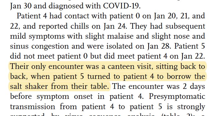 PabloFuente's tweet photo. #COVID19 Buenos días. Para los que no crean en el posible contagio por tocar superficies, les recomendaría leer esta investigación: "su única interacción fue comer de espaldas en un comedor y pasarse el salero". 
https://t.co/8CZVDgjOBQ https://t.co/3c2SUGe5Pb