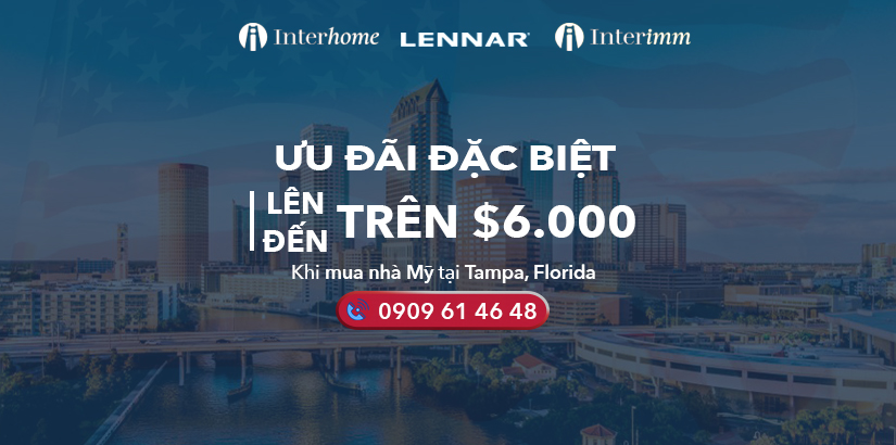 InterhomeVN's tweet photo. Chúc mừng những khách hàng đã sở hữu thành công ƯU ĐÃI ĐẶC BIỆT $8,000 của #Interhome &amp; #Interimm khi mua nhà Mỹ tại Tampa, Florida💐Vậy, những khách hàng lỡ bỏ qua ưu đãi thì sao??
💦Tin vui! Gói quà tặng lên đến trên $6,000 vẫn còn áp dụng đến hết tháng 5 nhé https://t.co/gU5PuqcFWx
