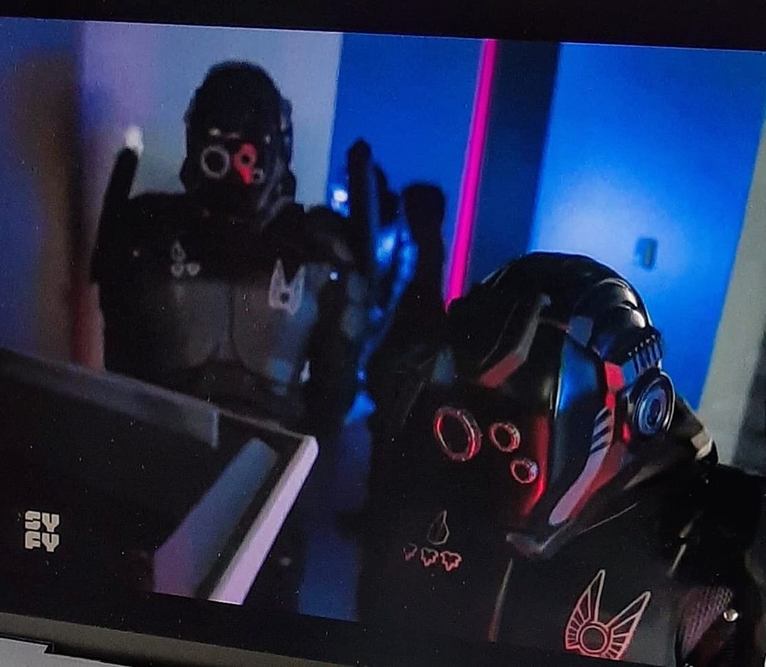 Who liked my Stox character voice in #VagrantQueen Ep7? I recorded it 6 weeks after series wrap on my iPhone in a friends studio! Had no idea it would be used in the final show! 🤩 Think it matched with ⁦<a href="/AdriyanRae/">Adriyan Rae</a>⁩ performance as teen Elida pretty well 😬 🎙 💥 👽