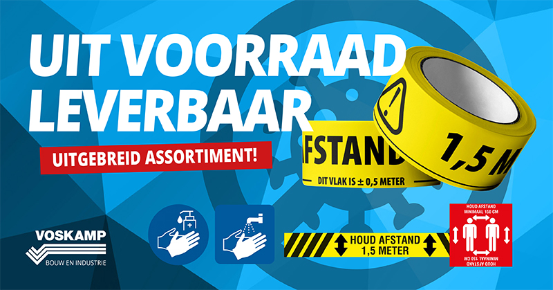 Afzetlinten en (vloer)stickers nu op voorraad!

Bestel nu: bit.ly/2XeORPC

#Corona #Covid_19 #werkveilig #winkelveilig #afstandhouden #afzetlint #vloerstickers #Stickers  #anderhalvemeter #SamenSterk