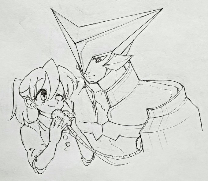 久しく描いた。立体下手…#まりんとメラン 