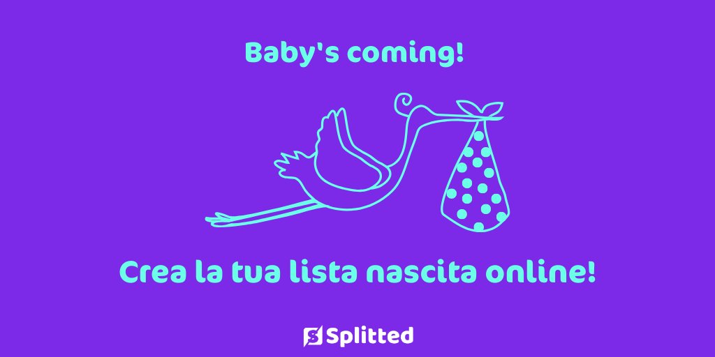 Il grande giorno si sta avvicinando?👶🏻💜 Con Splitted.it potrai creare la tua lista nascita personalizzata inserendo tra gli obiettivi tutto il necessario per accogliere al meglio il tuo bebè! #babyshower #newborn #mamme #listanascita