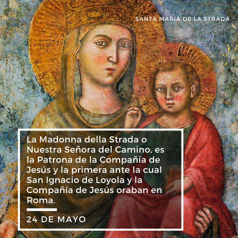JesuitasESP's tweet photo. En el día en que celebramos la memoria de Santa María de la Estrada, el Señor nos invita a recorrer nuestro itinerario espiritual y vital pendientes de las señales del camino al estilo de María, que conservaba y guardaba todas las cosas en su corazón. https://t.co/h8bdARumX5