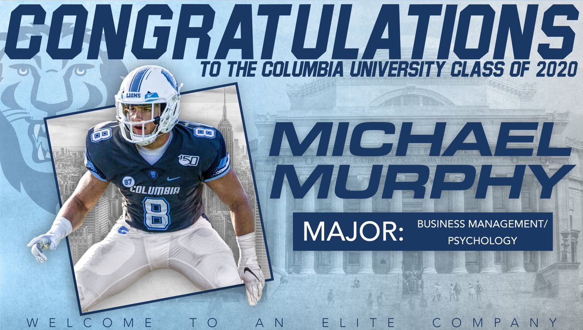 Congratulations <a href="/CuddieMurph/">Michael Murphy</a> 🦁🎓

#RoarLionRoar | #ClassOf2020