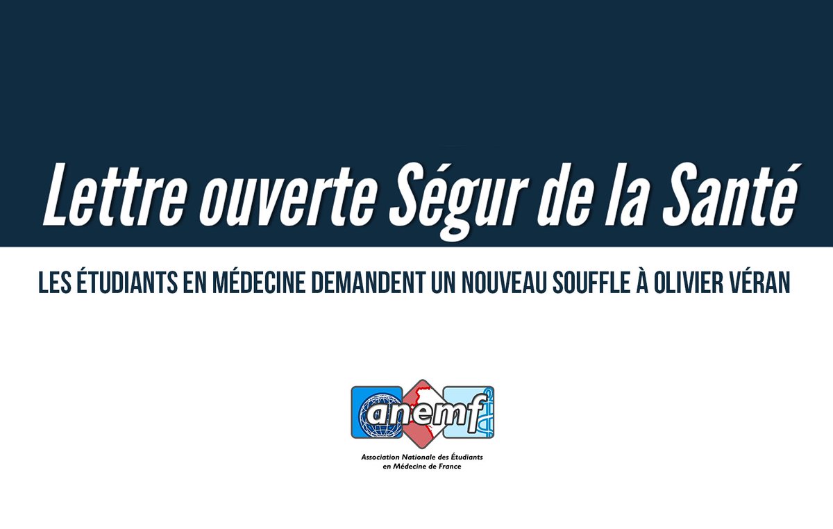 Louis_Cadenat's tweet photo. 📃Lettre ouverte à @olivierveran

#SegurDeLaSante les #étudiants en médecine demandent un nouveau souffle

🗣️ "À bout de souffle. Les #économies sur le dos de la #santé des populations et des #soignants ne seront plus acceptables" 

❌ #PlusJamaisCa https://t.co/RAguNAoY5O