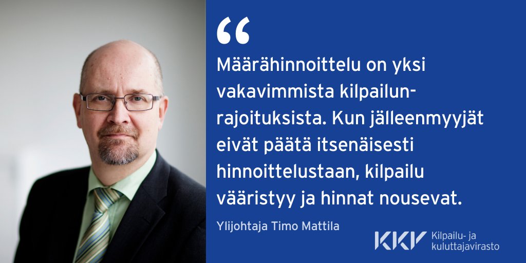 KKV esittää 9 miljoonan euron seuraamusmaksua IKH:lle jälleenmyyjien hintojen määräämisestä.

➡️kkv.fi/ajankohtaista/…