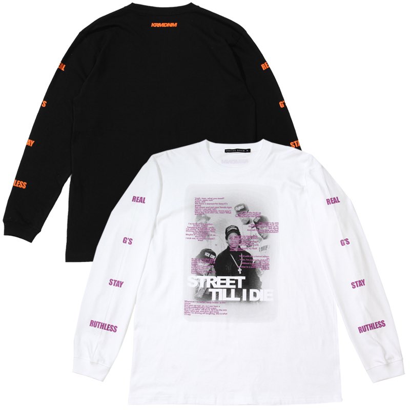 NEWEST_official's tweet photo. KRHYME DENIM 
LONG SLEEVE T-SHIRTS
"TILL I DIE"

5/21までオフィシャルオンラインストア限定で、クーポンコードを入力された方に限り割引きキャンペーン開催中‼️

オンラインストアはこちら↓
https://t.co/ZjX1UlJenM https://t.co/rbUfvSafNd