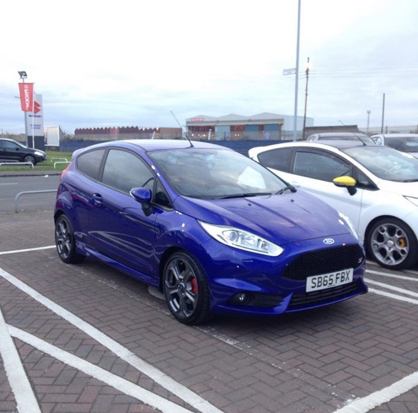 _GregMoffat's tweet photo. My car was stolen from outside my house this morning at around 3.15am. It is a blue fiesta st and has regi plate SB65 FBX. If anyone see it or has any information please contact myself or the police. Thanks 👍 https://t.co/hUIRzRS0o4