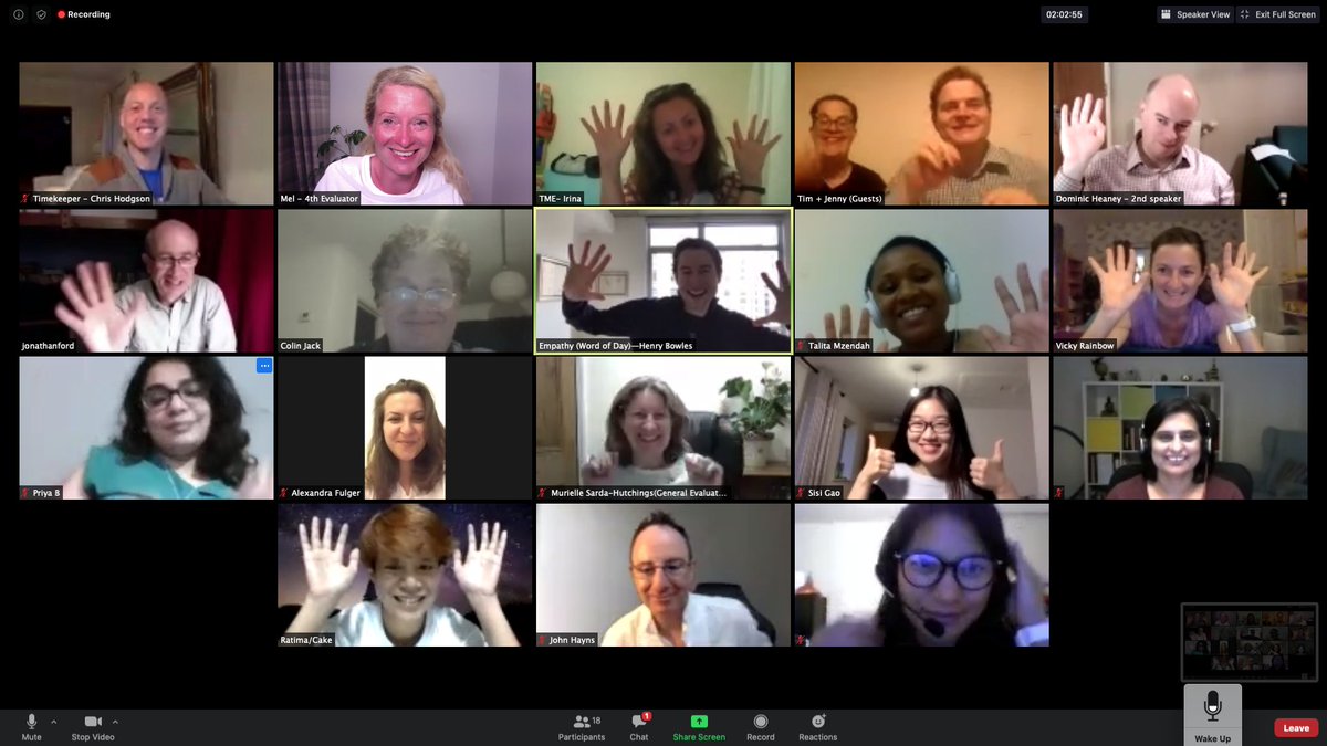 OxfordOrators's tweet photo. Turnout, energy, speaking caliber—all were impressive in an evening that did justice to the meeting theme ('Kindness'). It was lovely, moreover, to socialise with everyone at the meeting's end! #oxfordorators #toastmasters #publicspeaking https://t.co/R9qUZrvqlu