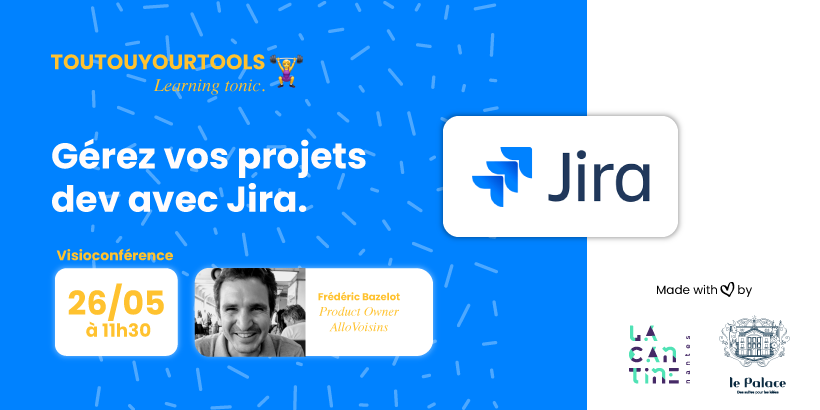_icilundi's tweet photo. Prochain #TTYT sur Jira (qui n'est pas un acronyme mais une troncation par aphérèse de Gojira). SINON c'est un logiciel de gestion de projets de développement agile - animé par @fbazelot product owner chez @AlloVoisins & co-organisé avec @CantineNantes >> https://t.co/qbS4laRx9F https://t.co/c70OA21FeU