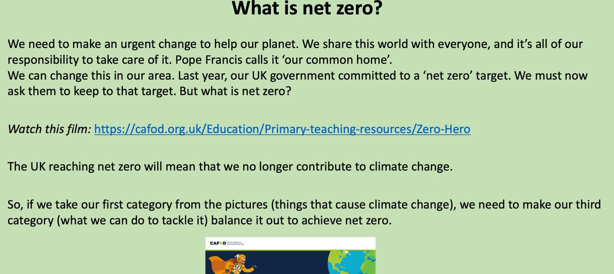 StFrancisE1's tweet photo. Good morning! It's Mrs Moore today. Studyladder is all ready to go for you. I have sent some RE too. We're going to be working on the #netzero project for @CAFOD. @StJohntheApost1 @StAnnesCPS https://t.co/uI48pOZ6b0