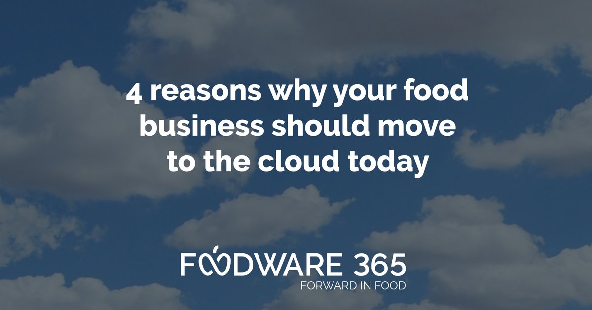 Foodware365's tweet photo. A Microsoft study revealed that despite the increase in cloud productivity applications like Office 365, critical business applications like ERP solutions are often still located on premise. 4 reasons why your food business should move to the cloud: https://t.co/iJm8mqthyz #cloud https://t.co/QvIBLWDXE9