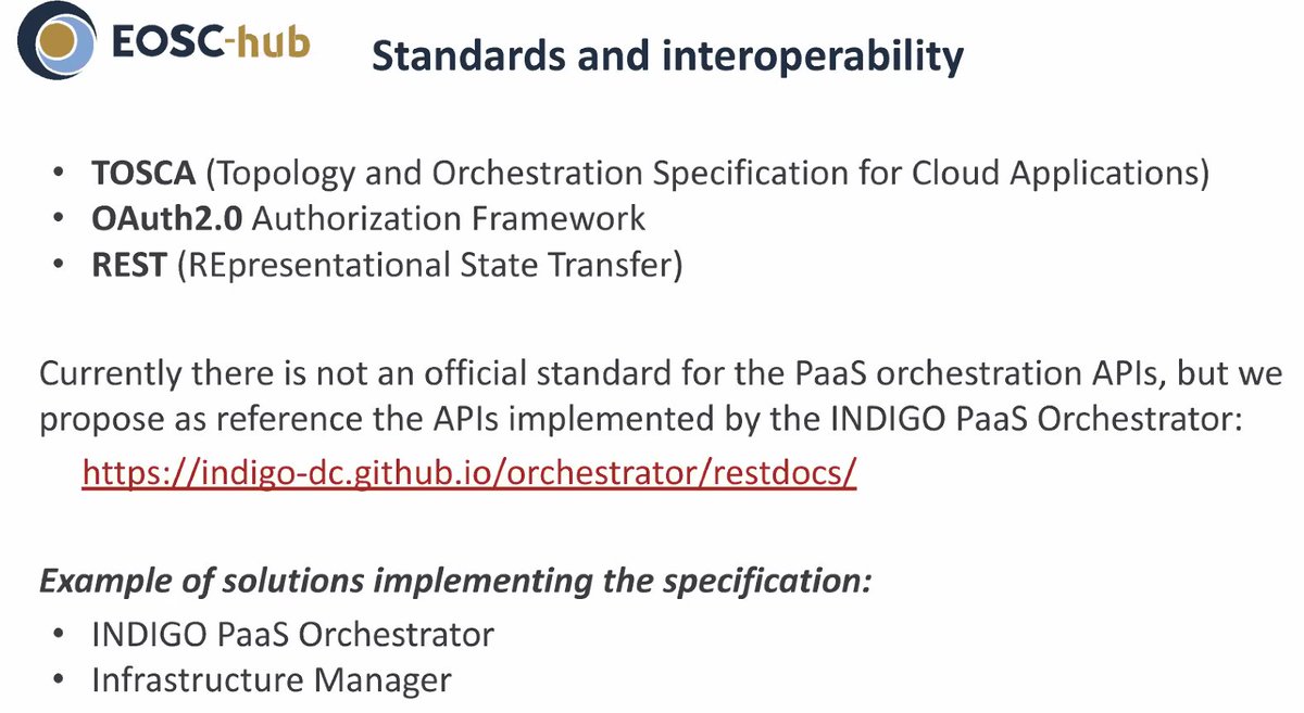 EOSC-hub (@eosc_eu) on Twitter photo The #EOSChubweek continues the 2nd day with a technical workshop on the #EOSChub service roadmap, portfolio, status of integration and future plans...
More details and presentations online➡️ bit.ly/3bKKRLJ
<a href="/KITKarlsruhe/">Shmoopy</a> <a href="/INFN_/">INFN</a> <a href="/SURF_NL/">SURF-coöperatie</a> <a href="/Cyfronet/">ACK Cyfronet AGH</a> <a href="/EGI_eInfra/">EGI</a> The #EOSChubweek continues the 2nd day with a technical workshop on the #EOSChub service roadmap, portfolio, status of integration and future plans...
More details and presentations online➡️ bit.ly/3bKKRLJ
<a href="/KITKarlsruhe/">Shmoopy</a> <a href="/INFN_/">INFN</a> <a href="/SURF_NL/">SURF-coöperatie</a> <a href="/Cyfronet/">ACK Cyfronet AGH</a> <a href="/EGI_eInfra/">EGI</a>