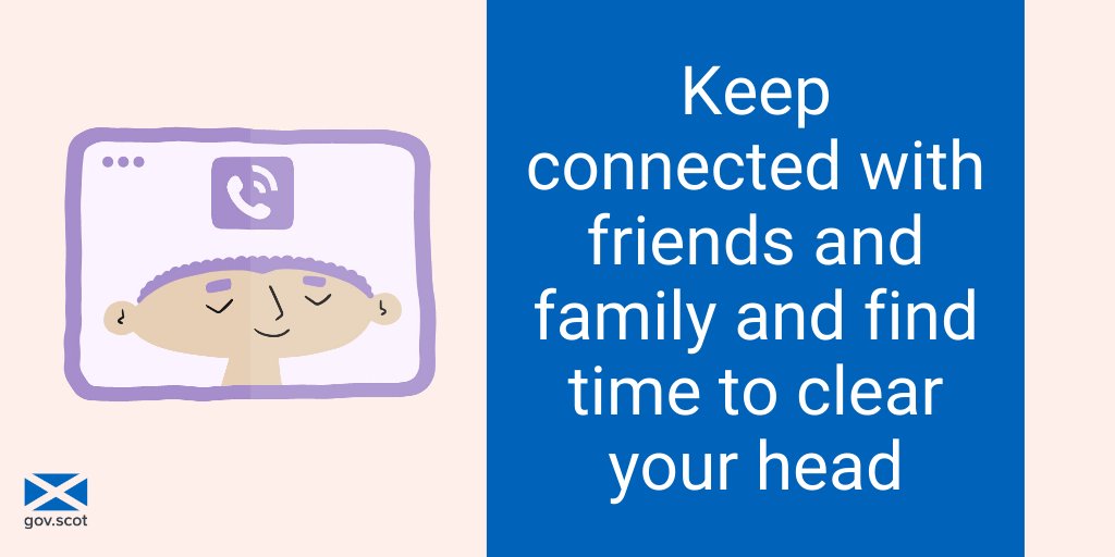 If things are becoming a bit much right now, it’s important to talk to someone about how you are feeling. 

Keep connected with friends &amp; family &amp; find time to clear your head.

Tips on how to stay connected ➡️clearyourhead.scot
#MentalHealthAwarenessWeek 
#KindnessMatters