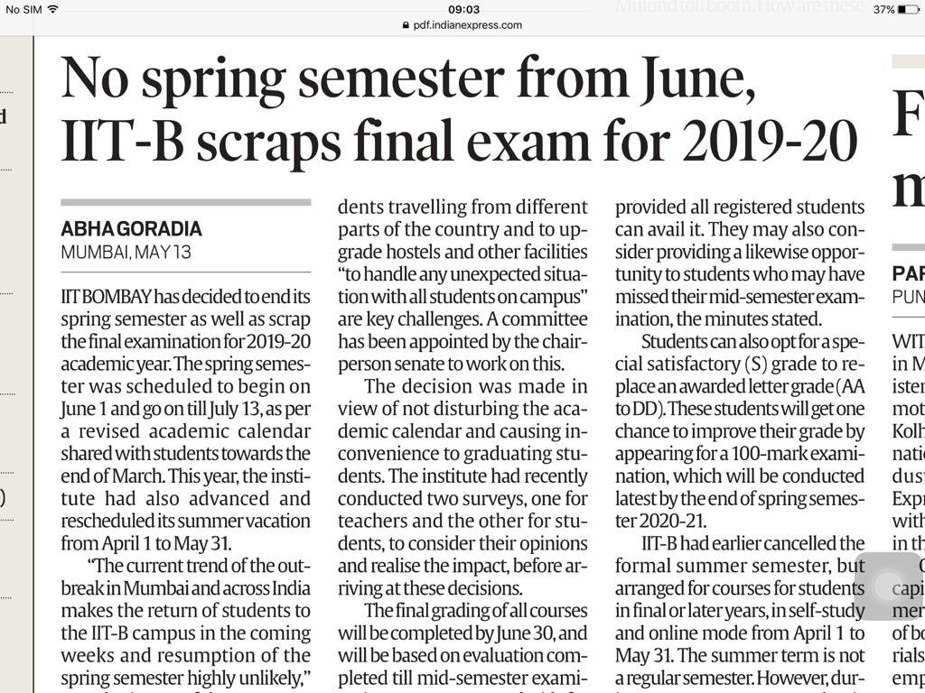Association_DNB's tweet image. While engineering institutes are taking bold decisions, Medical institutions are busy exploiting Junior doctors by extending there course tenure and indefinitely delaying final exams @PMOIndia @narendramodi  @MoHFW_INDIA @drharshvardhan @profplal @RemaNagarajan @VidyaKrishnan