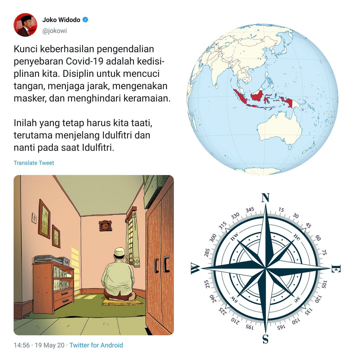 MarbotAlAqsha's tweet photo. @DonAdam68 Lagak2nya Beijing Patokan #LBP kiblatnya 🤔
Lagu2an Bong Pakai #LBP gambar orang shalat tapi ga tau arah kiblat 😂🤣😂 https://t.co/nFl9DDV6ck