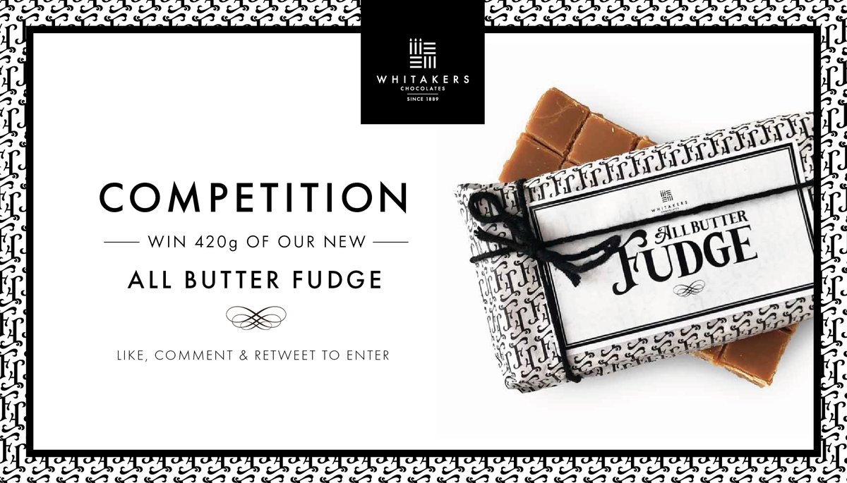 **COMPETITION TIME**

We're giving one lucky person the chance to win 2 slabs of our famous all butter fudge!

To enter: Like, comment and retweet

Good luck🍀

Normal T&amp;C's apply: cutt.ly/UyYZ1jc
Closing date: 31st May 12 noon

#Competition #Giveaway #freebies #giveaways