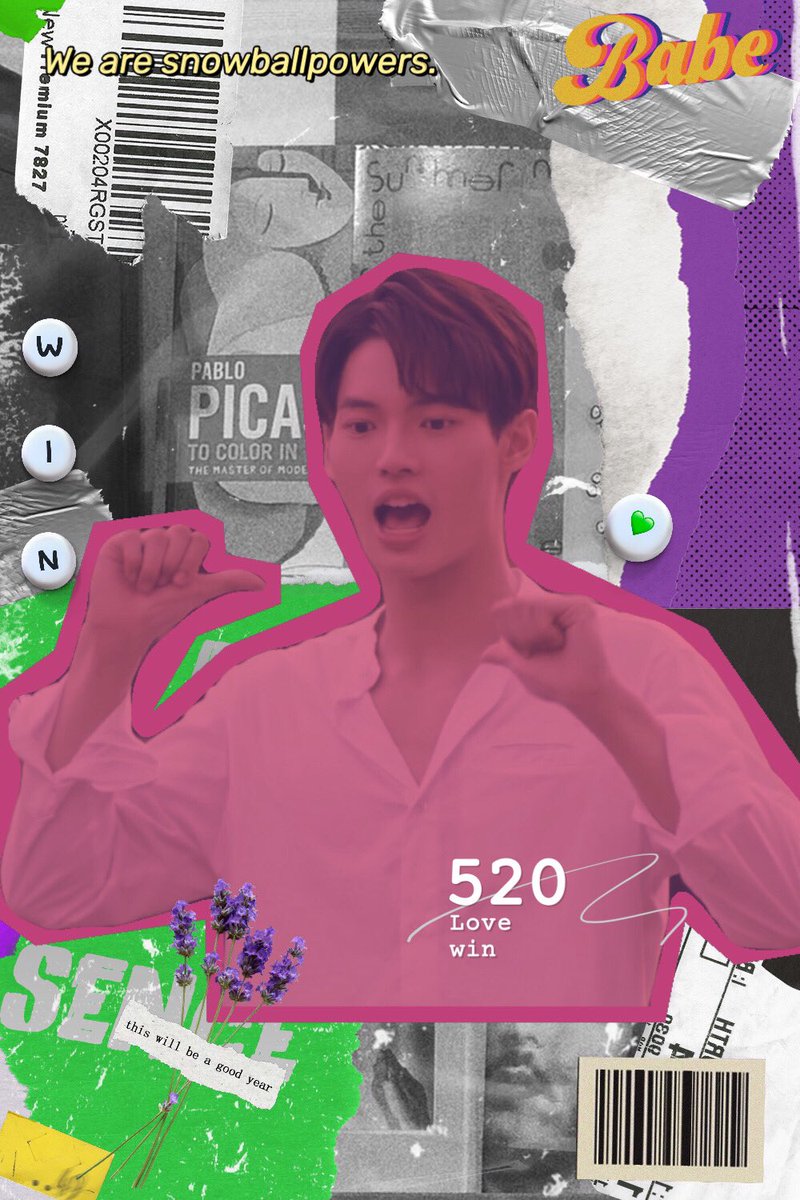 LuoRolla's tweet photo. •Do you know what is the difference between you and the stars?  
•The stars are in the sky，you are in my heart.💚🐰

 #520ShowUrLoveToWin https://t.co/kPZW8naZN0