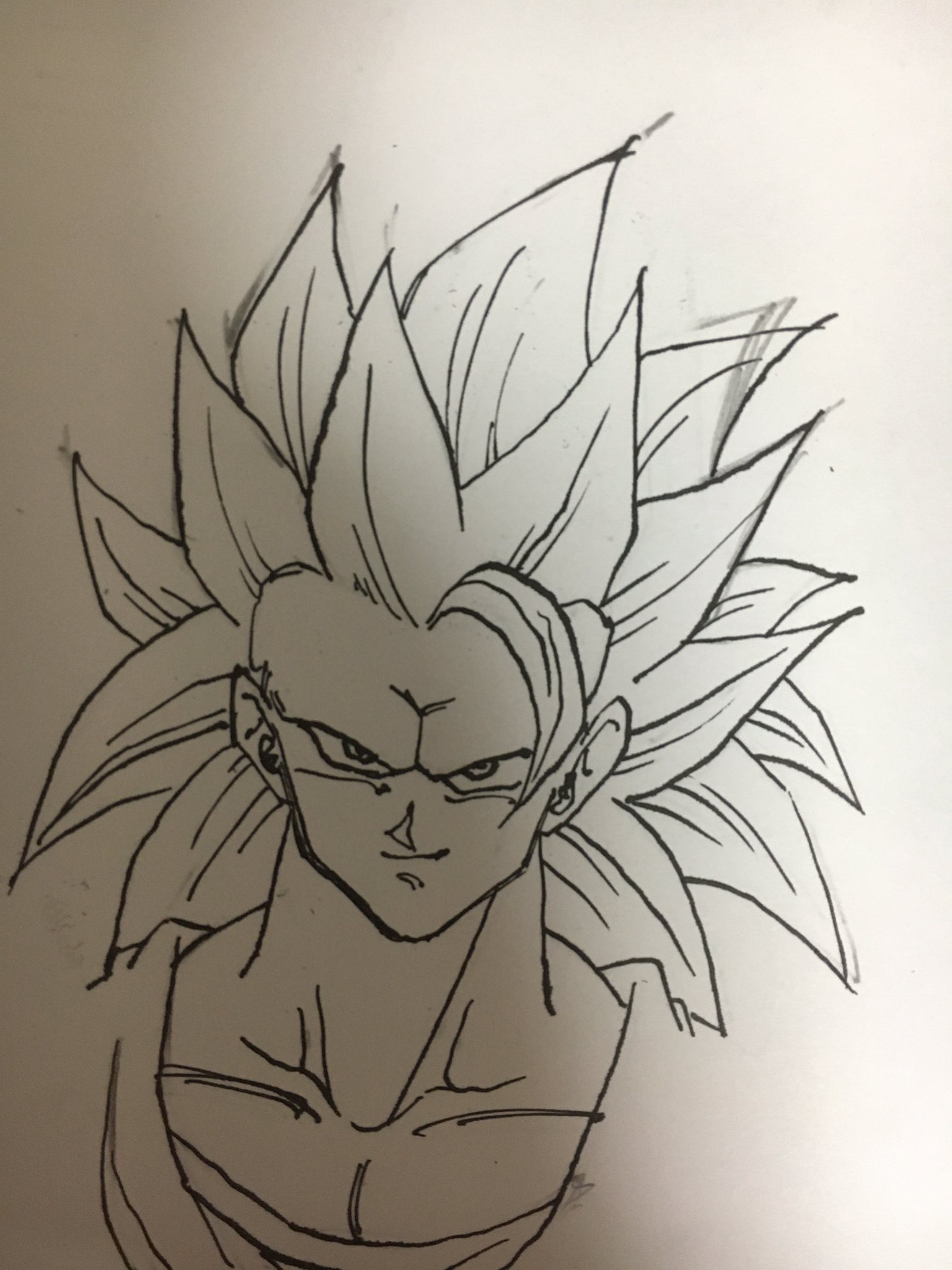 ちゃんりー 最近gペン練習してやす むずい ドラゴンボール 悟空3 イラスト 落書き T Co E1hjpntwig Twitter
