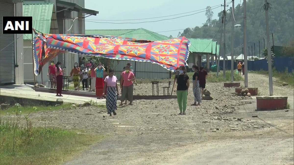 ANI's tweet image. Manipur:185 nurses have quit their job from hospitals in Kolkata&amp;amp;returned to Imphal. Cristella, a nurse says,&quot;We&apos;re not happy that we left our duties. But we faced discrimination,racism&amp;amp;people sometimes spit on us.Lack of PPE kits&amp;amp;people used to question us everywhere we went&quot;.