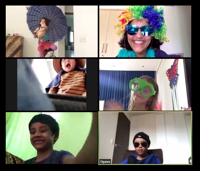 elizabeth_f12's tweet photo. Day 3 of Spirited learner’s week at Stonehill made for a high spirited Zoom session this morning! #sislearns https://t.co/hvcdf6m9Fu