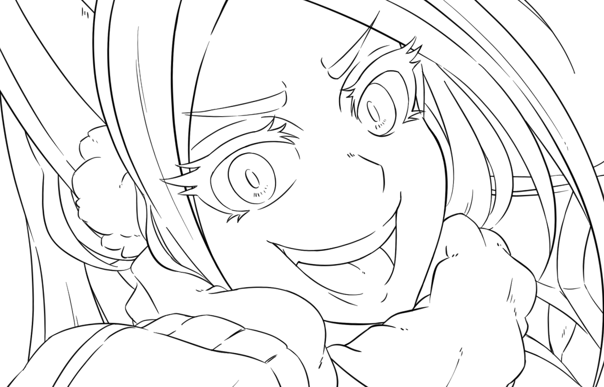 thoughts on the lineart so far?
trying my best to not be super perfectionist about it but cant help it at times lmaoo #wip