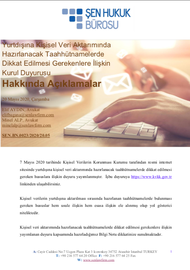 SenLawFirm's tweet photo. Yurtdışına kişisel veri aktarımında hazırlanacak taahhütnamelerde dikkat edilmesi gerekenler nelerdir? Aşağıdaki linkten ayrıntılı bilgiye ulaşabilirsiniz.

https://t.co/4IGFbWwAfX 

#hukuk #law #kvkk #veri #data https://t.co/rQj7XdGcE2
