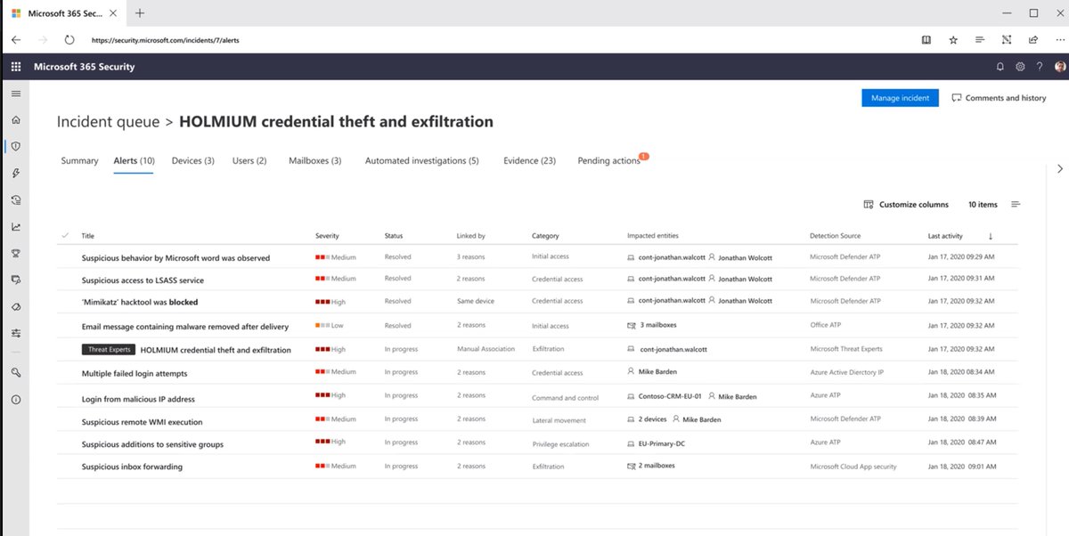 ITPirate's tweet image. Impressive session by @RavivTamir at #TrustinTechCGN about @MicrosoftMTP. Exciting to hear how the #Microsoft&apos;s security engineering team unifies #AATP, #O365ATP #MDATP and #MCAS into one powerful solution to protect the good guys. 

Tune in here: teams.microsoft.com/l/meetup-join/…
