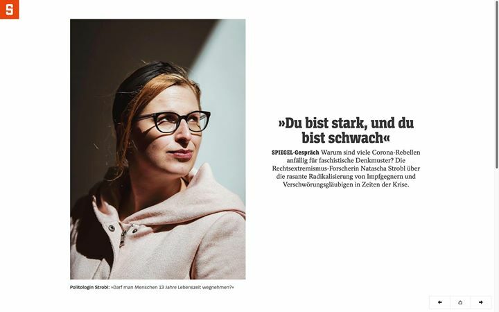 This week in DER SPIEGEL, there is a great interview with the political scientist Natascha Strobl researching right-wing extremism and conspiracy theories during the Corona pandemic. I met her in Vienna for the portrait.
ift.tt/3cOI1H4
Picture editor: Torsten Feldstein.