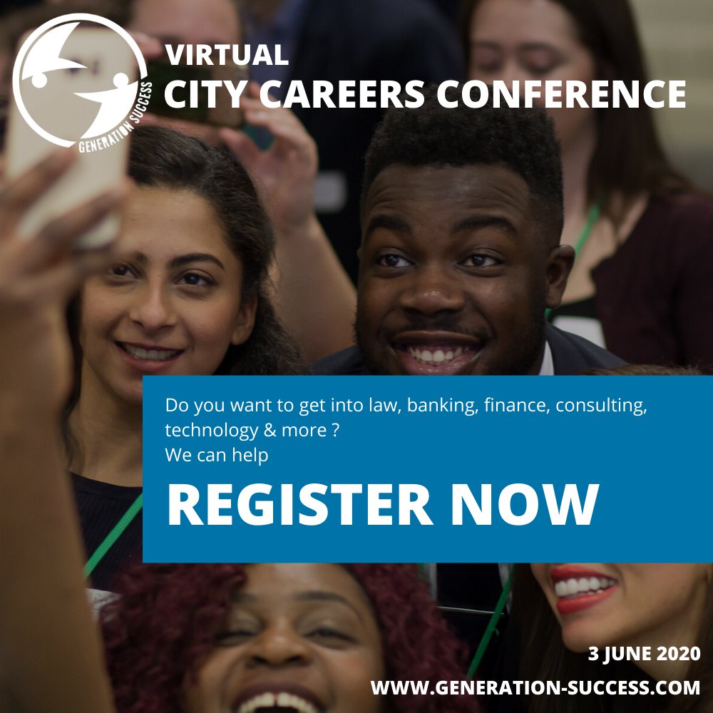 Register Now for #GenSuccess #CityCareers Conference to experience a #masterclass with #industryleaders, #mentroing, #joboppertunities and so much more

Sign up for free:> hi.switchy.io/CCC-Tw

 hi.switchy.io/CCC-Fb