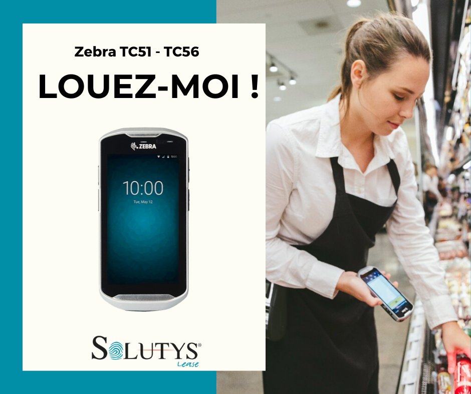 Solutys's tweet photo. Solutys Lease, filiale de SOLUTYS Group, vous accompagne dans la planification de vos projets d’inventaire d’été et de fin d’année. 

Réservez vos terminaux codes barres, notre équipe technique se charge du paramétrage, de la configuration et de l’intégration de votre logiciel. https://t.co/8FpdPXUOAn