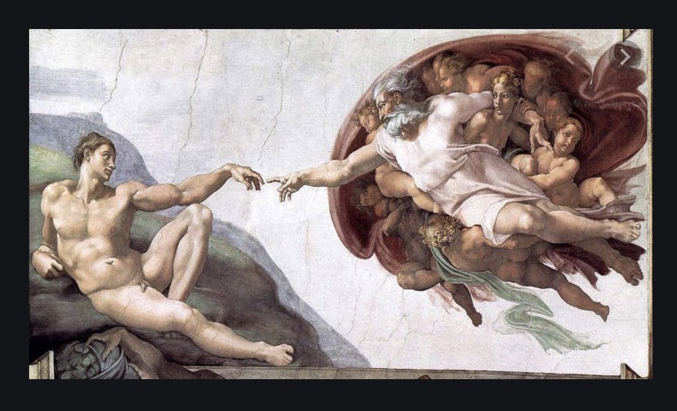 FionaThomsonArt's tweet photo. โThe Creation of Meadowโ! ๐
#Sistinechapel #michelangelo #whippet #Sistineceiling https://t.co/FOzulDSAXb