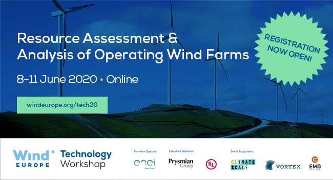 WindEuropeEvent's tweet photo. Our Wind Technology Workshop 2020 is now open for registration! We are proud to announce that this year's edition will be held entirely online. Join hundreds of #WindTech20 experts in dozens of virtual sessions over 4 days.
More info: https://t.co/Xwp48t4IrX https://t.co/fixrstqk9W