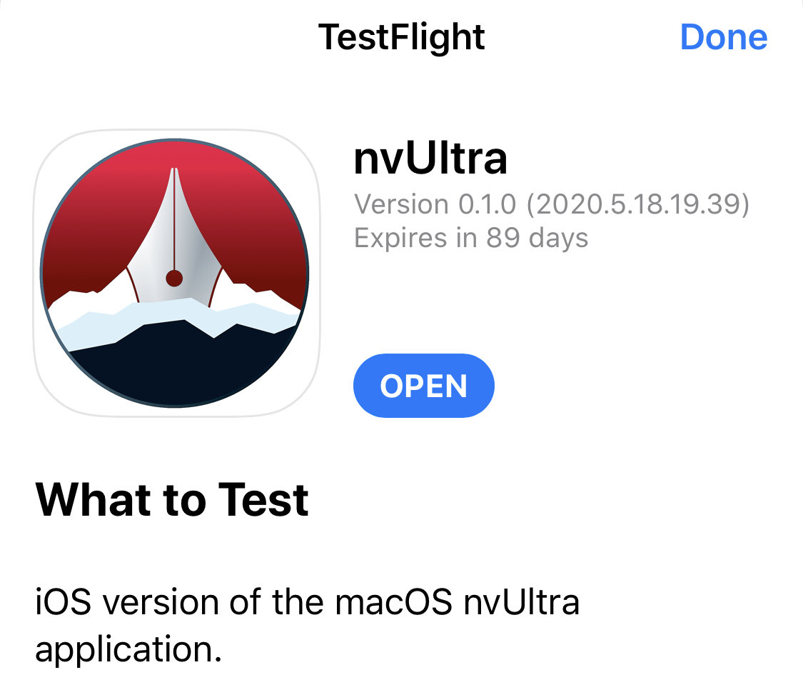 Why yes, there will be an iOS version of nvUltra. (Still alpha, but it's in the works!)