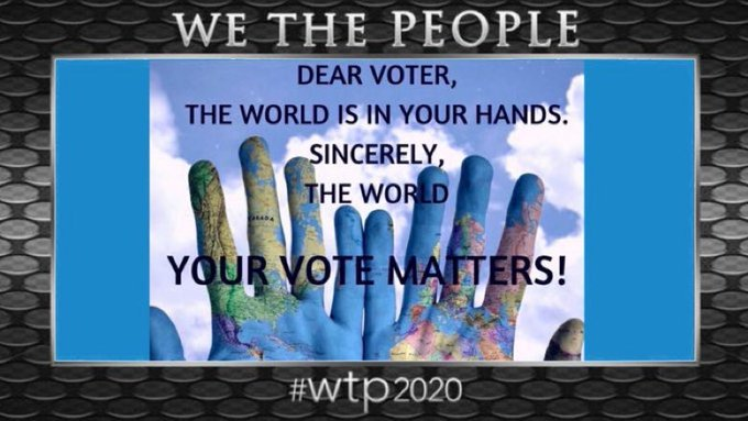 The view is changing across the political landscape: *Liberal youth *Older power generation *Multi-racial *Religious Diversity *Urban This is the forward-looking exciting future of the Democratic Party and America. #wtp2020 @wtp__2020 #wtp323