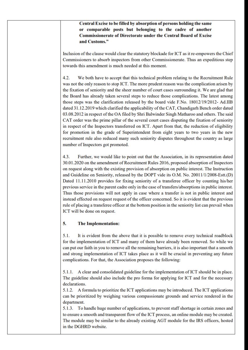 sgaiceia's tweet photo. To Everyone out there, ICT is something that gives us HOPE. An Inter State Transfer will enable the CGST Inspectors to stay with their families, their culture. So please be with us. We have written to @cbic_india already. Let's #OpenICTinCBICnow #OpenICTinCBIC @ianuragthakur https://t.co/DzOrrOKEN1