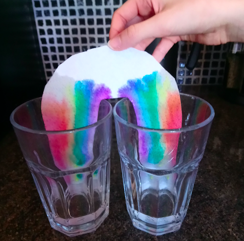chemistryMHS's tweet image. Another wonderful chromatography rainbow! 🌈 This time from Halle in 1D1 @MonifiethHigh. We love these #homeexperiments. Thank you and please keep them coming. They brighten up our day! Thanks to @ASNRossHigh for the method. #sharingiscaring #chemistryathome #onlineschool