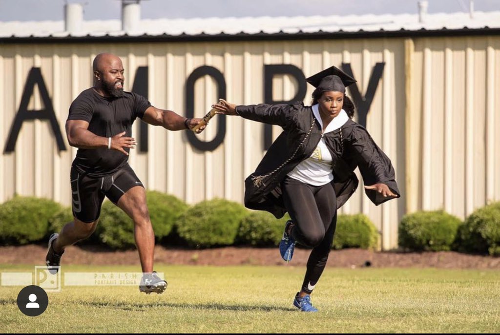 DaShaunfields22's tweet image. This time last year the whole world was touched by our pictures after going viral and is now a inspirational meme: Passing you the Baton now it’s in your hands to finish the race @AmoryHighSchool  @amoryhoops @AmoryAnd @espn  @usainbolt @USATrack #trackandfield #Graduation2019