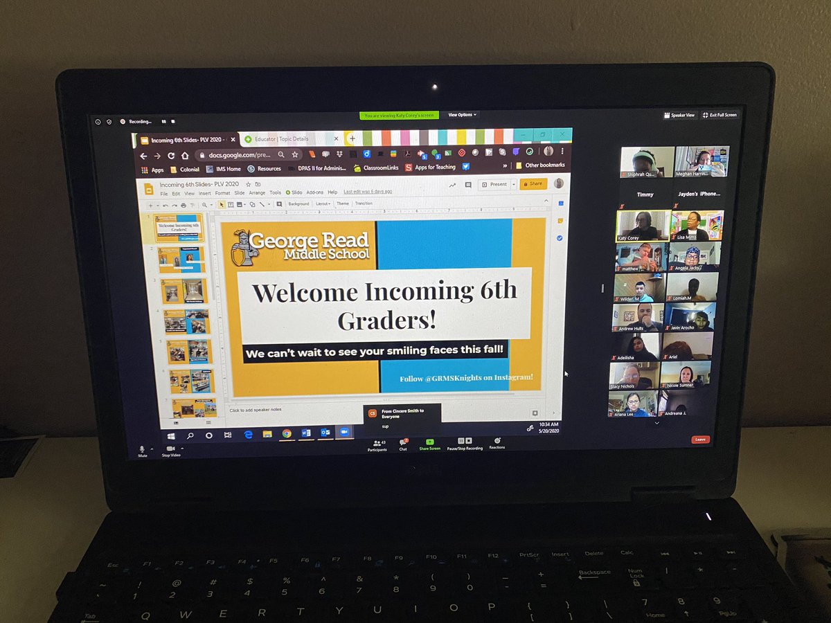 Since our trip to George Read Middle School was cancelled, they brought the tour to us! Thanks <a href="/katy_corey/">Katy Corey</a> and <a href="/GRMSKnights/">George Read MS</a> !! <a href="/TeachPLV/">Lisa Hudson(Mims)</a> <a href="/msnichols_PLV/">Stacy Nichols</a>