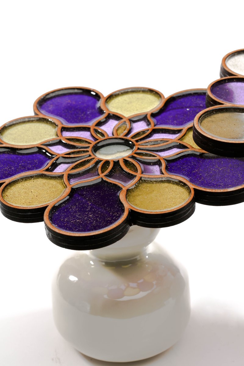 lcbdepot's tweet photo. #designcraft #exhibition

‘Hydrophyte table’ by Kantawan Narakulmongkol is inspired by the petals of the water hyacinth, a  weed from which the design is also partly constructed. Find out more at https://t.co/BRCY02dFtu

@outworkshop @DMUDesignCrafts #ceramic #wood #bioresin https://t.co/XMDThWrBZ0