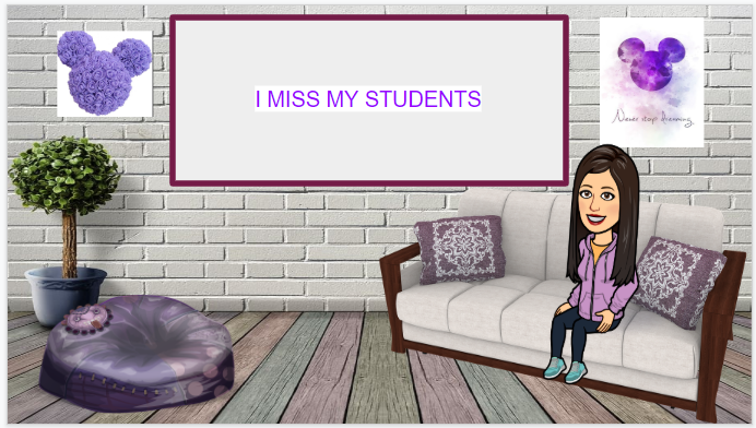 Patgarganta's tweet photo. I miss the kids.  We all miss the kids.
#MMSrocks #MMSwildcats #PDday #Bitmojifun https://t.co/wPqzS5ZCjX