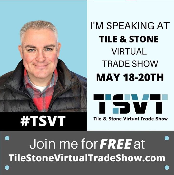 LATICRETE's tweet photo. It's the last day of the Tile & Stone Virtual Trade Show!
Listen to Ron Nash of #laticrete at 3pm and 5pm EST on: Industry leaders working together & how to sell when no ones buying.
Access for free > https://t.co/1cNqXnMV41
#laticrete #tsvt #tradeshow https://t.co/TECnB8ICe5