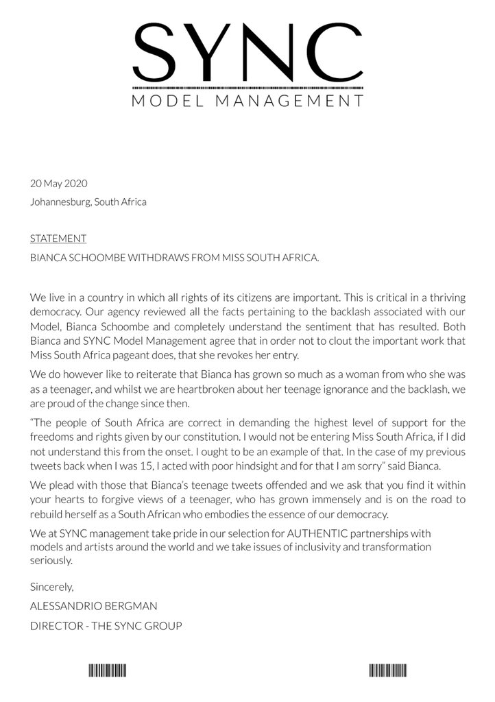 SYNCMM_'s tweet photo. OFFICIAL STATEMENT: https://t.co/ggEkJF6FLB