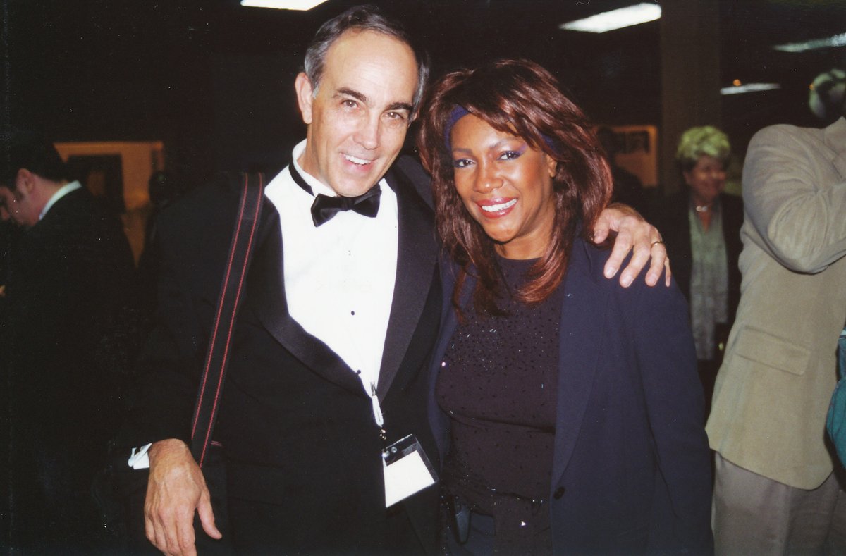 WmMorrisAuthor's tweet photo. @MWilsonSupreme 
Are you coming to Mississippi, Memphis or New Orleans? Love to see you. Here is photo I took of Little Richard at  1996 Pioneer Awards and of you and me at Vocal Group Hall of Fame Awards. Thank you for endorsing my book, "This Magic Moment." Blessings #AskMary https://t.co/dxV8p6ZVaf