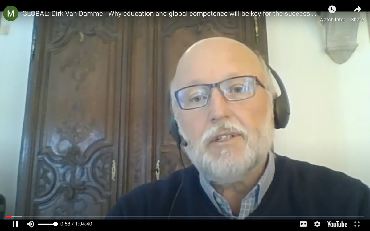 New video of the #webinar on #GlobalEducation including the presentation of Prof. Dirk Van Damme (<a href="/OECDEduSkills/">OECD Education</a>) on the importance of global competencies for education, in the light of the #SDGs. Watch here: globaleducation.be/webinar/ <a href="/Enabel_Belgium/">Enabel</a> @AnnoncerC