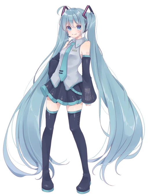#HatsuneMikuDraw 

ミク様??? 